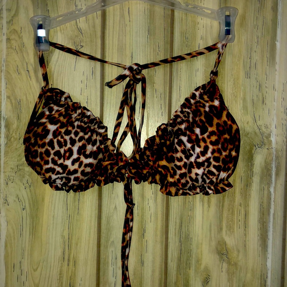 Animal, print, bikini top size medium NWOT